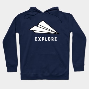 Curious Explorer Paper Plane Hoodie